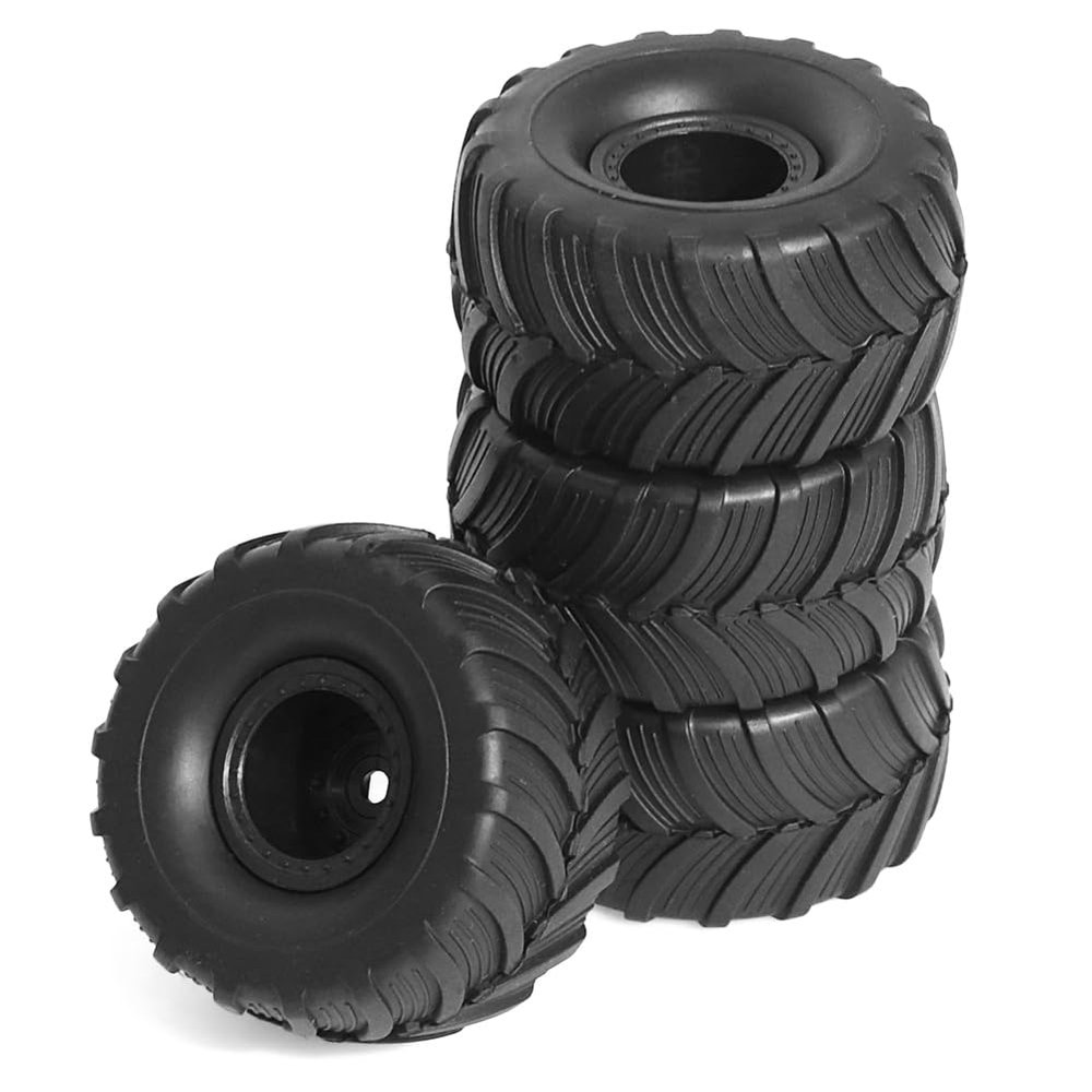 Fangxuee 1/18/24-Scale Crawler Tires T4-M Truck SCX24 Universal Wheel Tires for FMS FCX24, Carisma Kaisima AX24