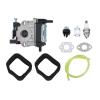 ANKROYU Leaf Blower Carburetor Kit, Aluminum Carburetor and Spark Plug Set view 1