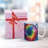 QMNRTK Colorful Umbrella Porcelain Coffee Mug with Handle view 4