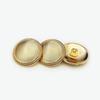 Round Gold-Tone Metal Coat Buttons, 15 mm/20 mm, 5 Pieces view 2