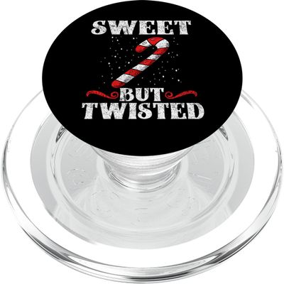 Sweet but Twisted Candy Cane PopGrip for MagSafe