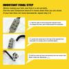 SYJYM Heavy-Duty Anti-Theft Bicycle Lock Set with 16 mm Shackle, 1.8 m Security Cable, Keys and Holder, Black Steel Cable for Bicycles and Motorcycles view 4