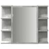 Xichuzi Bathroom Mirror Cabinet Concrete Gray 80 x 20.5 x 64 cm Engineered Wood - 856035 view 4