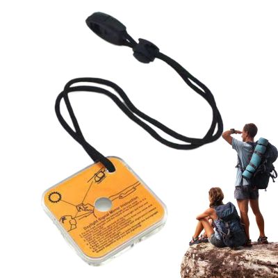 Lightweight Small Outdoor Survival Signal Mirror