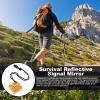 Lightweight Small Outdoor Survival Signal Mirror view 3