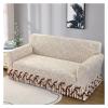 MZPOZB 1-Piece Stretch Sofa Slipcover with Skirt, Printed Elastic Cover, Size S view 2