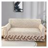 MZPOZB 1-Piece Stretch Sofa Slipcover with Skirt, Printed Elastic Cover, Size S view 4