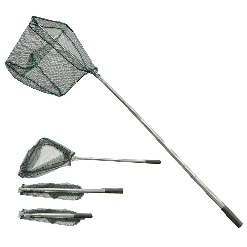Fishing Landing Net, Telescopic 205 cm, Stainless Steel