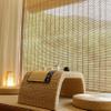 Adjustable Carbonized Bamboo Roller Blind with Side Pull for Windows and Doors view 4