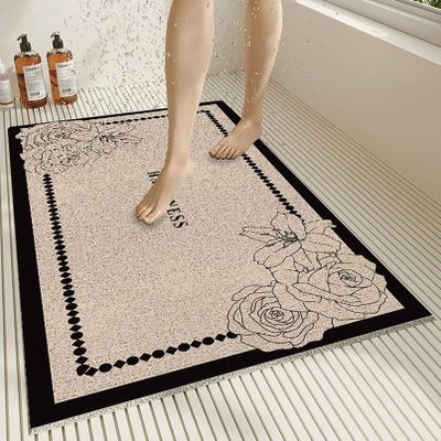 Pevfeciy Non-Slip PVC Shower Mat 70 x 150 cm