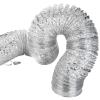 Flexible Aluminum Exhaust Hose, 2 m x 150 mm, with Clamps and Tape view 1