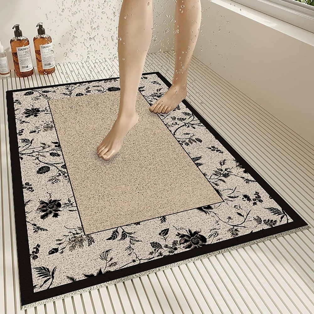 Pevfeciy Non-Slip PVC Bath Mat 80 x 150 cm