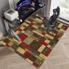Tkuhknag 140 x 180 cm Office Chair Mat, Gaming Carpet Desk Chair Protector, Non-Slip Floor Protection Mat for Laminate and Hardwood Floors view 2