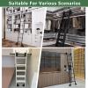 Library Ladder Hardware Kit with Round-Tube Rolling Rail, 1–7.32 m, Braked Floor Wheels view 4