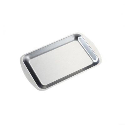 Puupaa Stainless Steel Baking Tray, 24 x 14 x 3 cm, Dishwasher-Safe