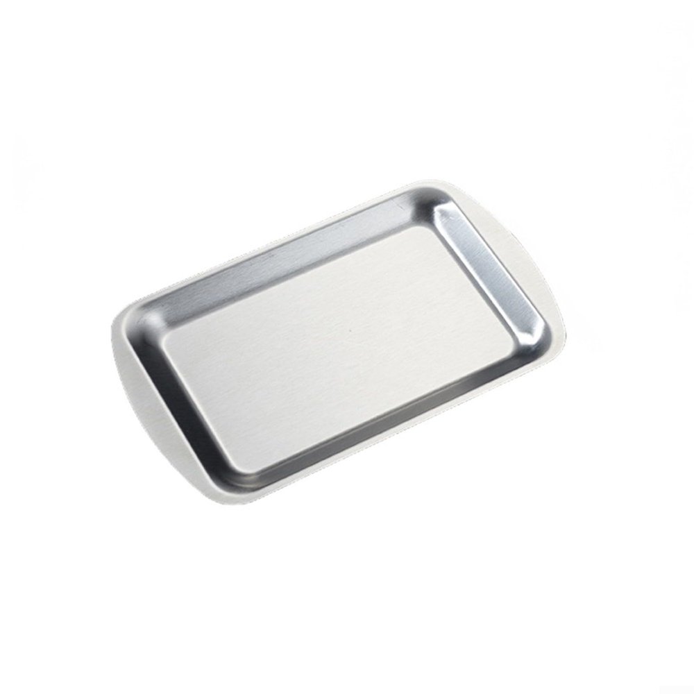 Puupaa Stainless Steel Baking Tray, 24 x 14 x 3 cm, Dishwasher-Safe