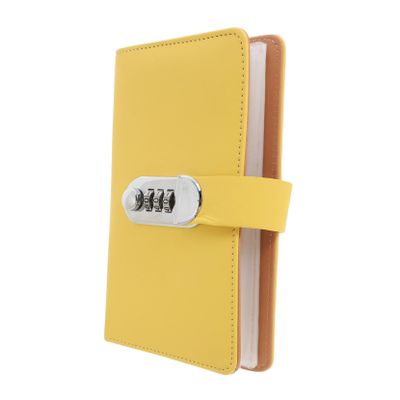 Tofficu Budget Planner Book with Lock, PU Money-Saving Organizer, 50 Sheets, Double-Sided Compartments for Cash, Receipts and Cards