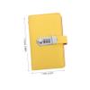 Tofficu Budget Planner Book with Lock, PU Money-Saving Organizer, 50 Sheets, Double-Sided Compartments for Cash, Receipts and Cards view 2