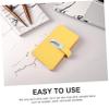 Tofficu Budget Planner Book with Lock, PU Money-Saving Organizer, 50 Sheets, Double-Sided Compartments for Cash, Receipts and Cards view 3