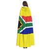CKGODGF Halloween Cape with South Africa Flag, Hooded Cape for Women and Men for Cosplay, Parties and Festivals view 4