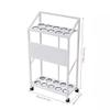 Generic Billiard Cue Stand, Floor Stand, Billiard Stick Holder, Metal Cue Organizer, Gold view 2