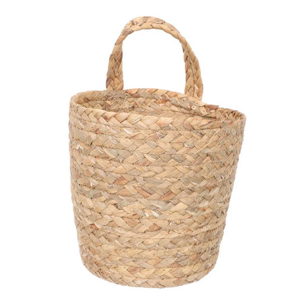 NAMOARLY Hanging Wall Basket for Small Items, Seagrass Rattan