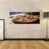 islandburner Canvas Wall Art, Pepperoni Pizza in Sunny Window Light view 2