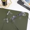 NULYLU PC Safety Glasses Side Shields, 2-Pair Set, Clear Protective Shields view 3