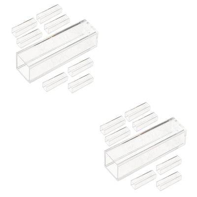 Mobestech 16-Piece Transparent Plastic Cuvette Set for Experiments