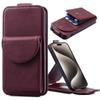 KRjcsfhy Phone Necklace Compatible with Moto Edge 50 Neo 5G, Red PU Leather Flip Wallet Case view 1