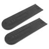 Chainsaw Bar Protective Covers, 2 Pieces, Plastic, Black view 1