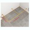 Modern Metal Dressing Room with Double Privacy Curtains view 2