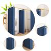 Modern Metal Dressing Room with Double Privacy Curtains view 3
