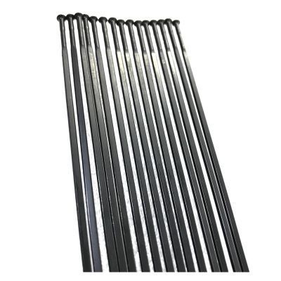 MFUPR Bicycle Spokes, 12 pcs/lot, Sule Straight-Pull, 14G, 2.0 mm, Stainless Steel, Flat Spokes, Fits Bicycles (285 mm)