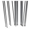 MFUPR Bicycle Spokes, 12 pcs/lot, Sule Straight-Pull, 14G, 2.0 mm, Stainless Steel, Flat Spokes, Fits Bicycles (285 mm) view 3