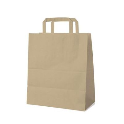 VEPATIM 50 Brown Paper Bags, 32 x 26 x 14 cm, with EAN Code