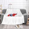 Tennessee Map Print Fleece Blanket, Ultra-Soft, Lightweight and Warm view 2