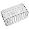 Wall-Mounted PET Soap Dish with Drain for Kitchen and Bathroom view 1
