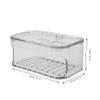 Wall-Mounted PET Soap Dish with Drain for Kitchen and Bathroom view 2