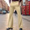 Men's Flared Retro Pants, 1960s–70s Bell-Bottom Suit Trousers view 2