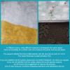 Modern Design Square Short-Pile Rug, Multicolor, 140 x 140 cm view 4