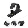 20 Self-Adhesive Plastic Cable Clips, Black view 4