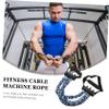 Kisangel Fitness Pull Rope with Ergonomic Handles, TPE Resistance Band, 120 lb, Portable for Pull-Ups and Pull Exercises view 3