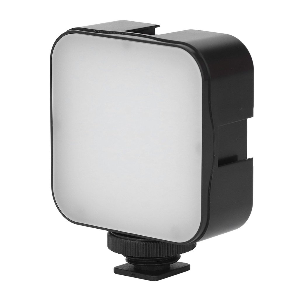 LED Video Light, 6500 K, 49 LEDs, Portable Camera Light for Photos, Video, and Live Streaming