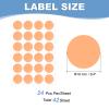 PATIKIL 1008-Piece Apricot Adhesive Dot Labels, 19 mm Round Marking Stickers view 2