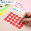 PATIKIL 1008-Piece Apricot Adhesive Dot Labels, 19 mm Round Marking Stickers view 4