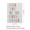 ODHHGDF Rustic Metal Sign “Love You To The Moon And Back” view 2