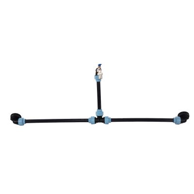 IBC Tank Adapter Elbow with Faucet, Two-Barrel Series Heightening Model