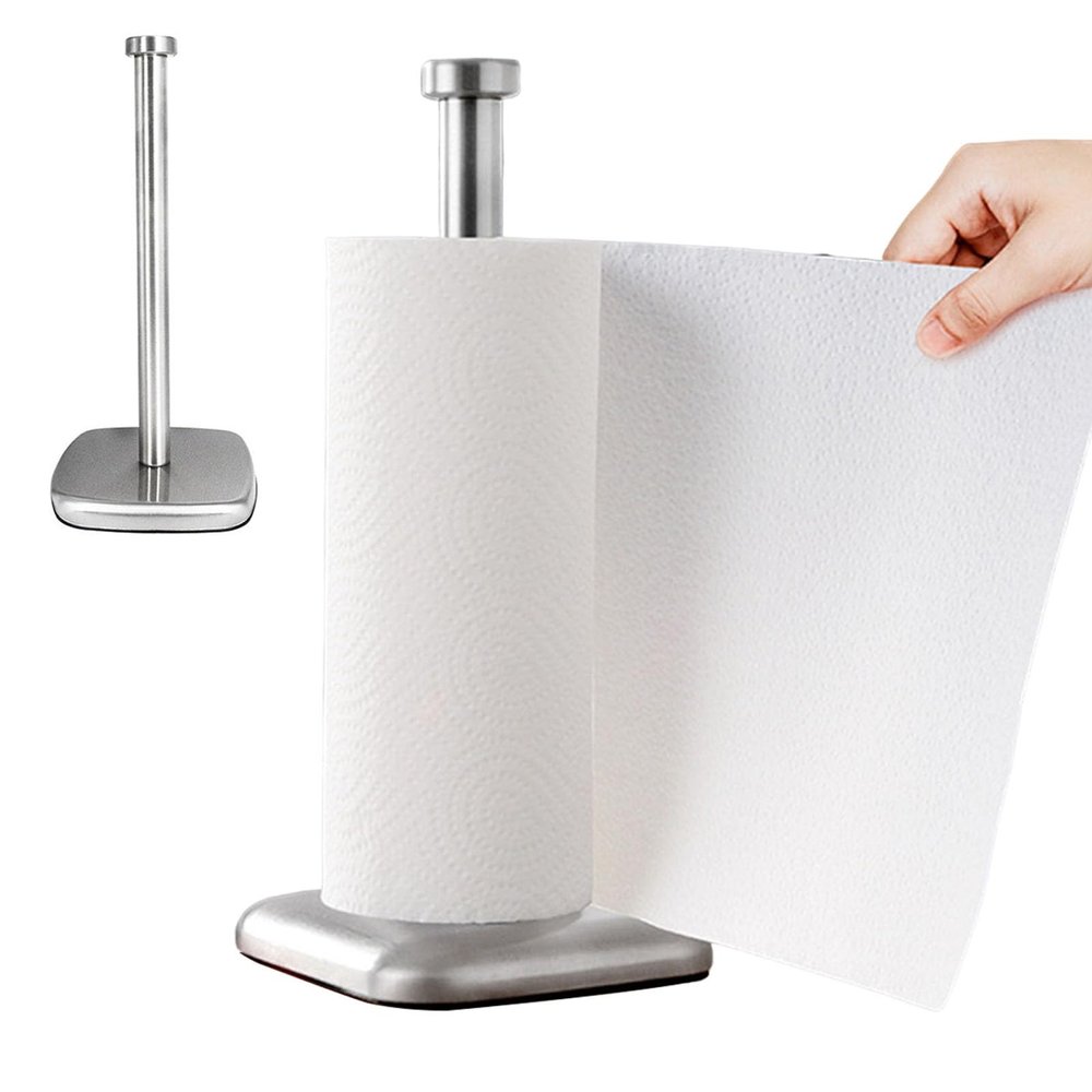Reheyre Paper Towel Holder for Countertop, Stainless Steel