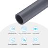 QUARKZMAN 2-Piece PVC Pipe, 17.6 mm Inner Diameter, 0.23 m Long, Round Plastic Tube for Gardens, Aquariums, Water Lines, Cable Conduits, and Ventilation, Light Gray view 3
